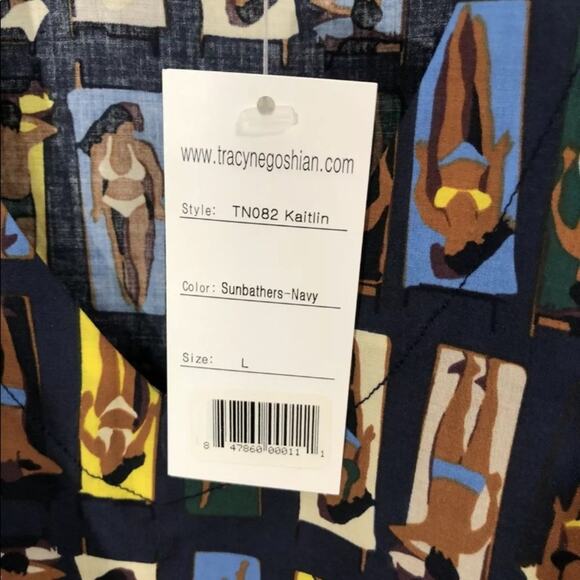 Tracy Negoshian Kaitlin Sunbathers Tunic Top - Picture 6 of 9